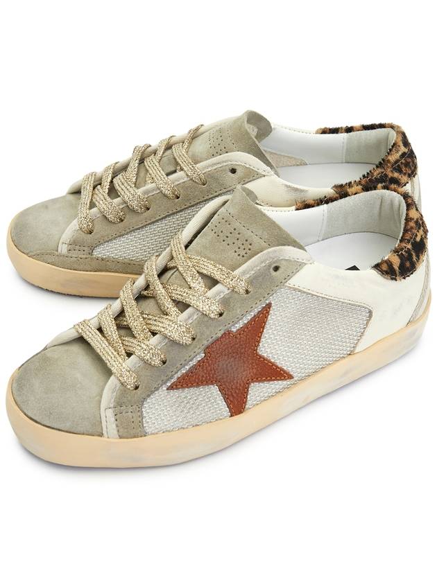 Superstar Leopard Tab Low Top Sneakers Beige - GOLDEN GOOSE - BALAAN 2