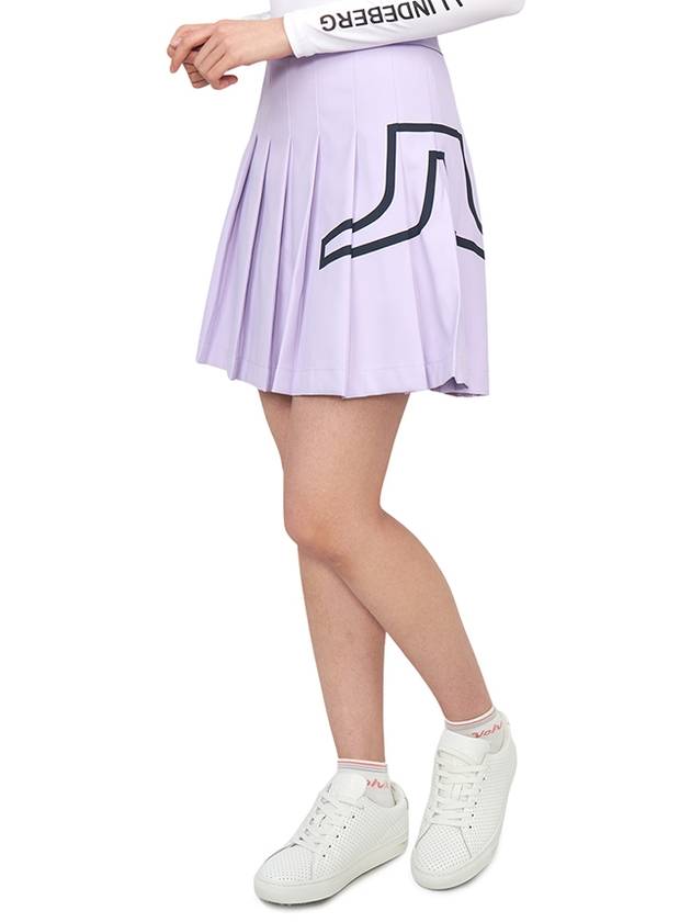 Naomi Pleated Skirt Lavender - J.LINDEBERG - BALAAN 5