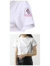 Logo Accent Short Sleeve T-Shirt White - MONCLER - BALAAN 6