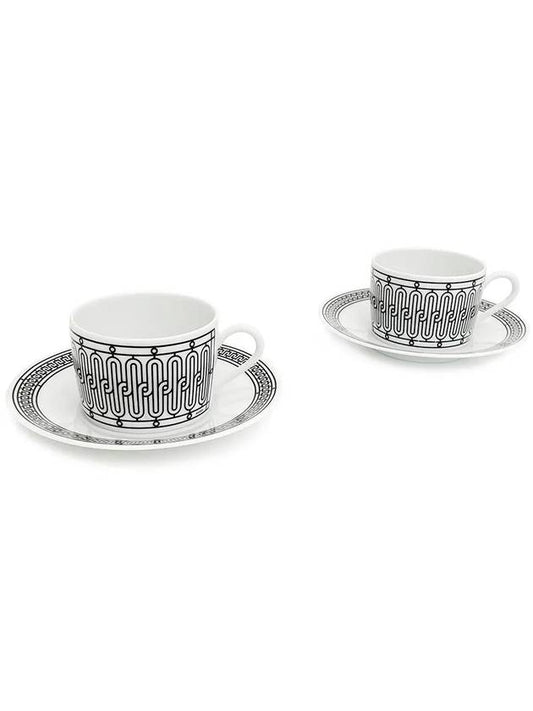 H Deco Tea Cup Saucer 2SET 4HA0464 - HERMES - BALAAN 1