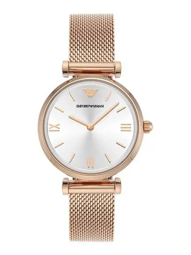 Analog Stainless Steel Metal Watch Rose Gold - EMPORIO ARMANI - BALAAN 5