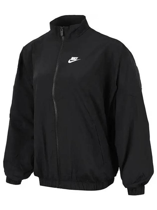 Sportswear Essential Windrunner Women's Woven Jacket Black - NIKE - BALAAN 1