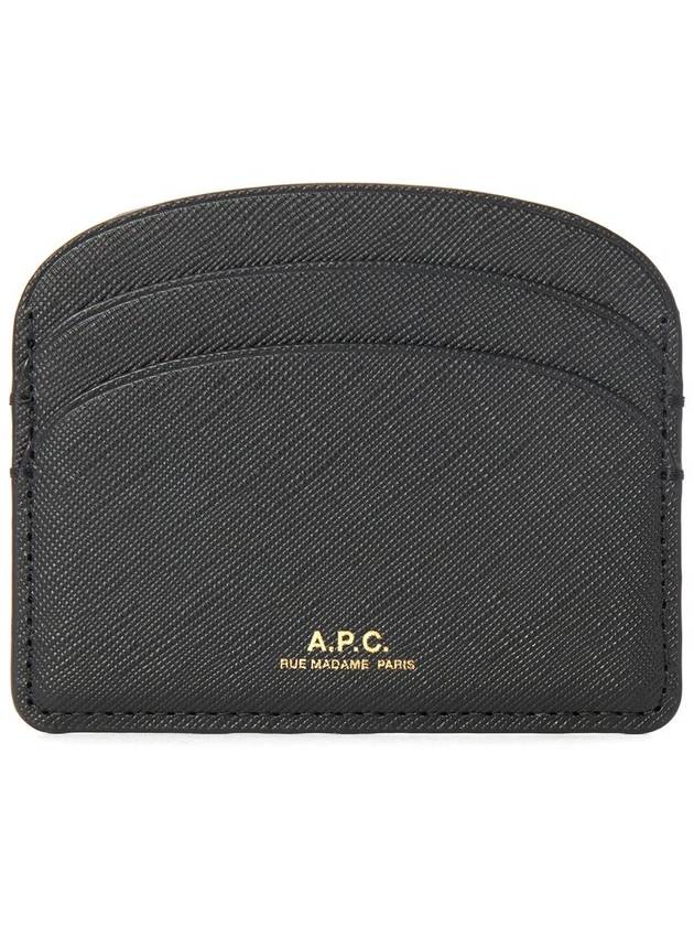 Demi Lune Card Wallet Black - A.P.C. - BALAAN 2