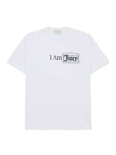 Aries Couture I Am Juicy Short Sleeve T Shirt White - ARIES - BALAAN 1