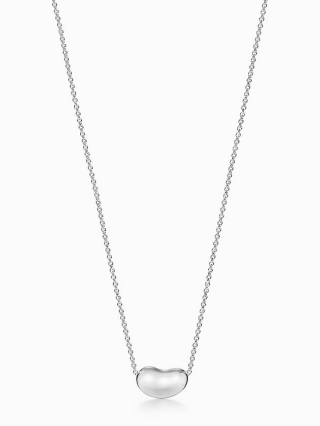 Tiffany Elsa Peretti Bean Design Pendant Sterling Silver 12mm 25185137 - TIFFANY & CO. - BALAAN 1