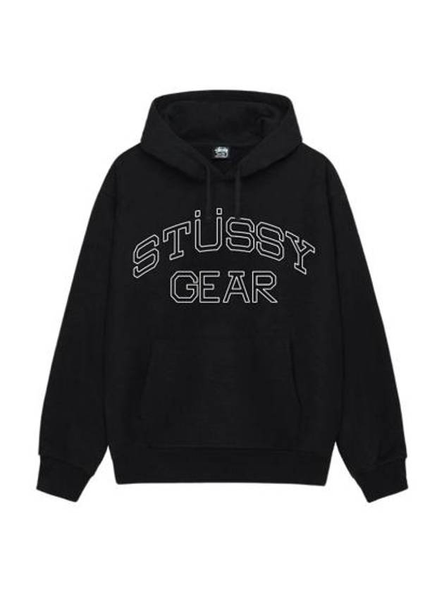 Hooded Sweatshirt 776102 Black - STUSSY - BALAAN 1