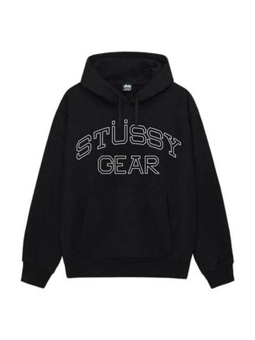 Hooded Sweatshirt 776102 Black - STUSSY - BALAAN 1