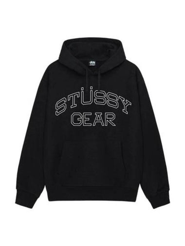 Hooded Sweatshirt 776102 Black - STUSSY - BALAAN 1