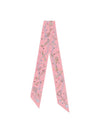 Les Cles A Pois Twilly Scarf Rose - HERMES - BALAAN 1