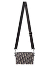 Oblique Strap Shoulder Bag  Black Beige - DIOR - BALAAN 10