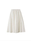 Pleated Banding Long Skirt White - LESEIZIEME - BALAAN 9