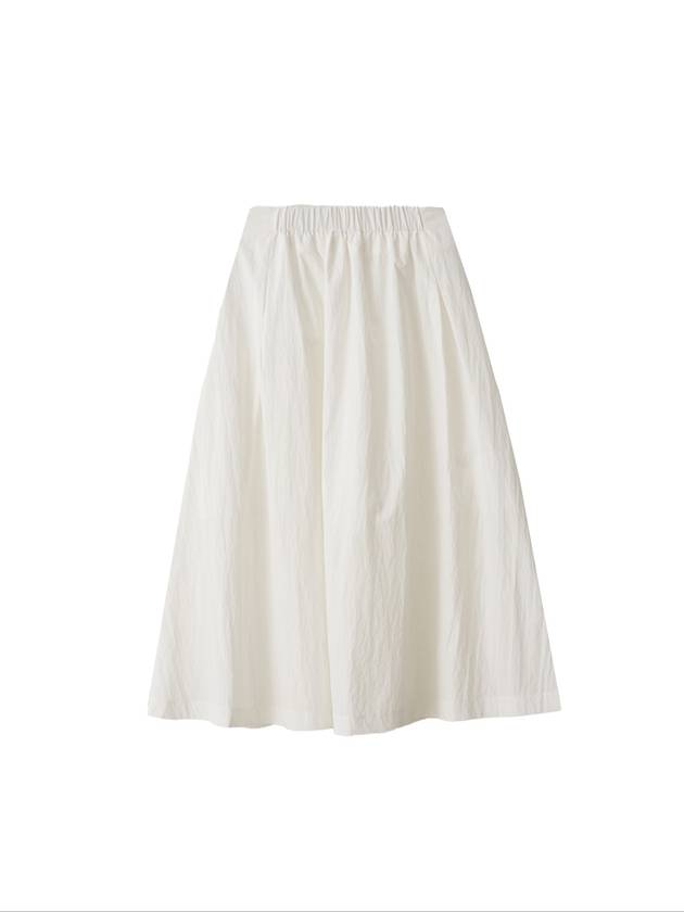 Pleated Banding Long Skirt White - LESEIZIEME - BALAAN 9