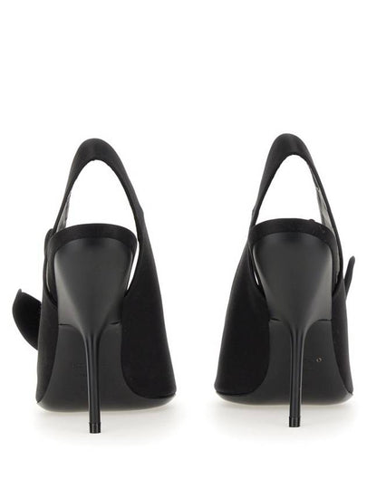 SANDAL WITH ASYMMETRICAL BOW - SALVATORE FERRAGAMO - BALAAN 2