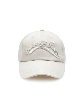 Embroid Logo Ball Cap Cream - HOUSE OF SUNNY - BALAAN 1