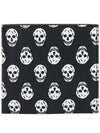 Skull Print Pullover Half Wallet Black - ALEXANDER MCQUEEN - BALAAN 3