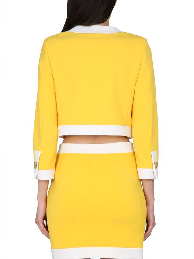 Outerwear 05250424 4028 YELLOW - MOSCHINO - BALAAN 4