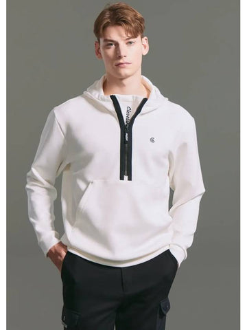 Online Exclusive Men s Cushioned Anorak Long Sleeve Hooded T shirt White - CLEVELAND GOLF - BALAAN 1