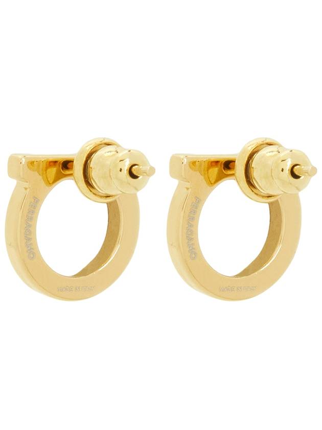 Gancini Earrings Gold - SALVATORE FERRAGAMO - BALAAN 5