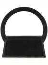 Le Sac Rond Circle Purse Tote Bag Black - JACQUEMUS - BALAAN 5