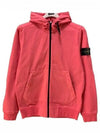 Waffen Patch Zip Up Hoodie Pink - STONE ISLAND - BALAAN 2