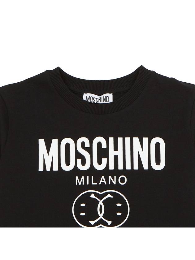 Kids short sleeved T shirt HUM04O LAA02 60100 Adults can wear - MOSCHINO - BALAAN 3