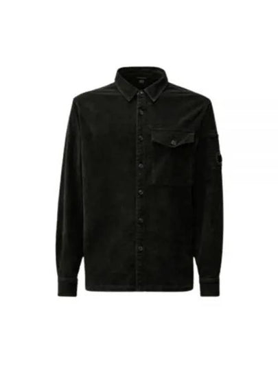 Lens Detail Long Sleeve Shirt Black - CP COMPANY - BALAAN 2