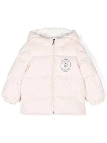 Moncler Baby SANYU Hooded Down Parka Pink - MONCLER - BALAAN 1