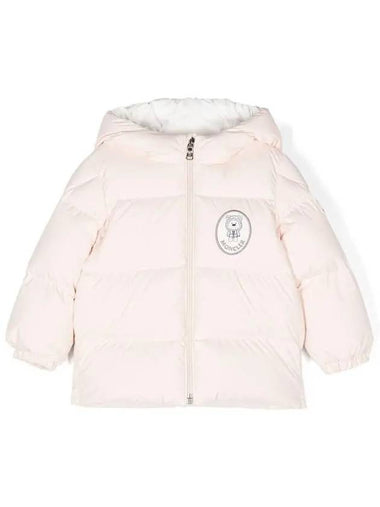 Moncler Baby SANYU Hooded Down Parka Pink - MONCLER - BALAAN 1