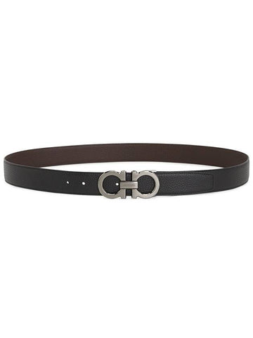 Exclusive special price limited to 30 pieces Ferragamo Gancini men s double sided belt 67 9710 022 0689134 pre cutting - SALVATORE FERRAGAMO - BALAAN 3