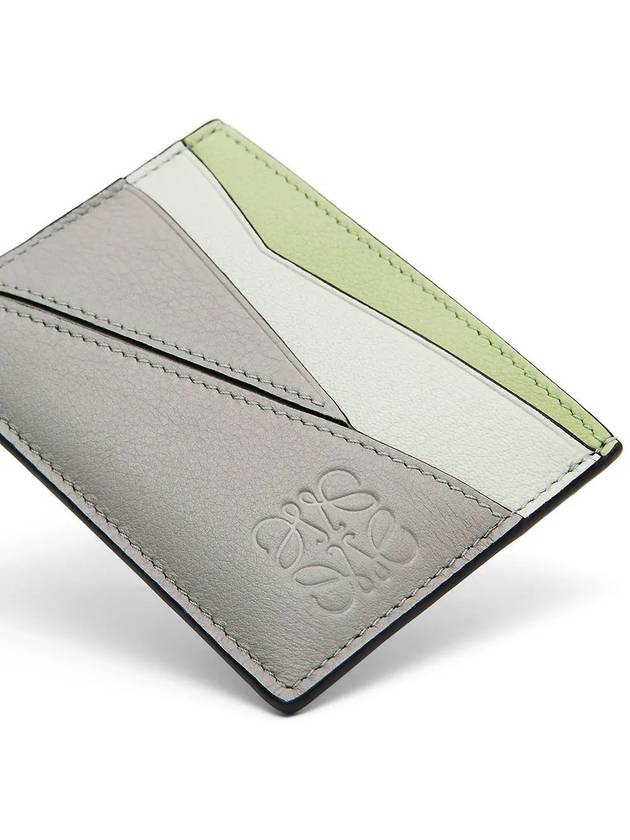 Puzzle Plain Classic Calfskin Card Wallet Grey - LOEWE - BALAAN 5