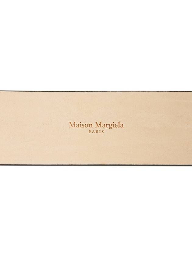 Stitch Leather Belt Black - MAISON MARGIELA - BALAAN 7