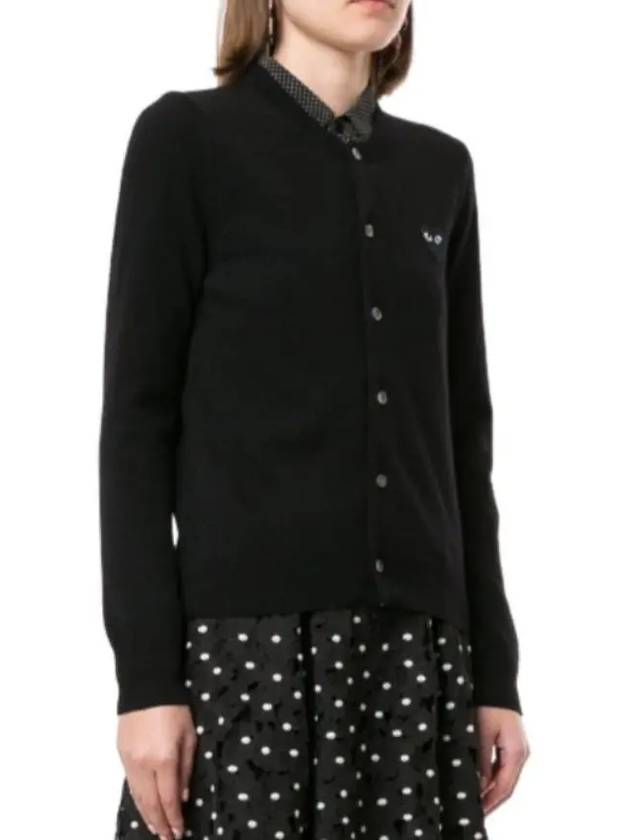 Heart Wappen Cardigan Black - COMME DES GARCONS - BALAAN 3