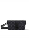 Montsouris Monogram Eclipse Cross Bag Black - LOUIS VUITTON - BALAAN 2