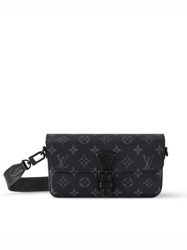 Montsouris Monogram Eclipse Cross Bag Black - LOUIS VUITTON - BALAAN 2