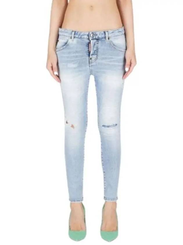 Jeans Distressed Light Blue Cool Girl Jeans S75LB0902 S30805 470 - DSQUARED2 - BALAAN 2
