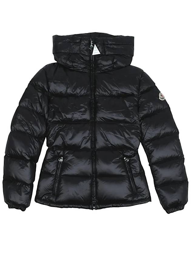 logo patch DOURO short down padded jacket black 1A00069 595ZZ 999 - MONCLER - BALAAN 1