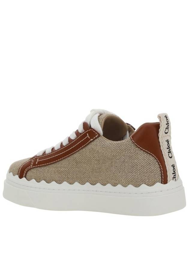 Lauren Leather Converse Low Top Sneakers Brown - CHLOE - BALAAN 4