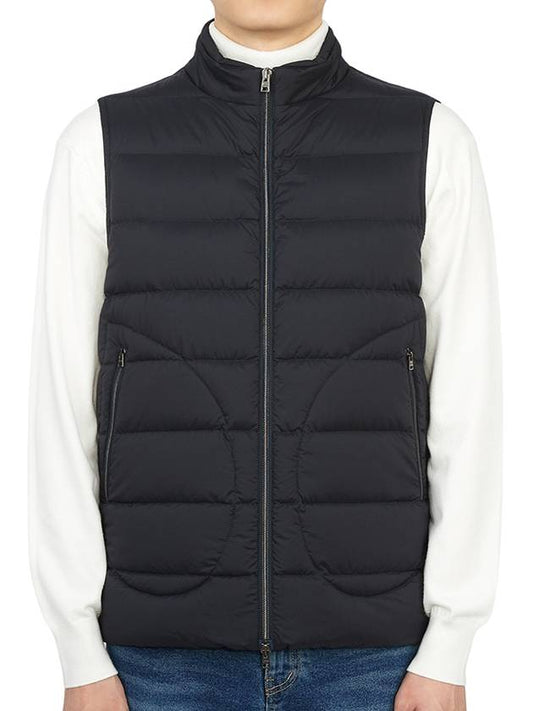 Down Padded Vest Navy - HERNO - BALAAN 2