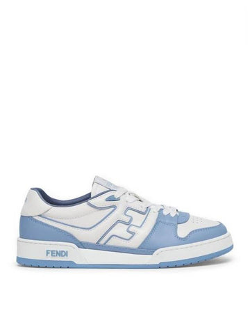 Match Low Top Sneakers Light Blue - FENDI - BALAAN 1