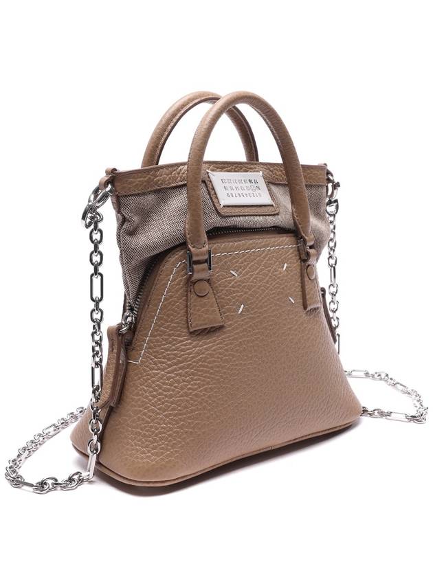 5AC Classique Micro Tote Bag Brown - MAISON MARGIELA - BALAAN 4