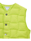 Women's Gillette Padded Vest Acid Kiwi - BOTTEGA VENETA - BALAAN.