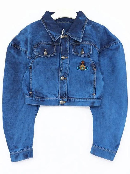 ORB Denim Jacket Blue - VIVIENNE WESTWOOD - BALAAN 2