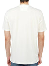 Logo Print Short Sleeve T-Shirt White - CP COMPANY - BALAAN 5