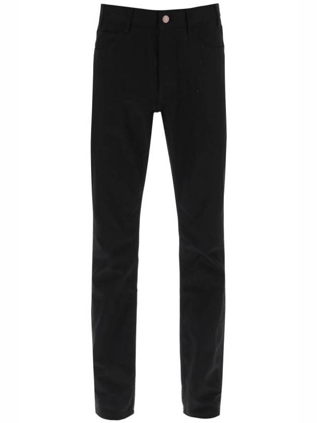 Demin Straight Pants Vintage Pure Black - CELINE - BALAAN 2