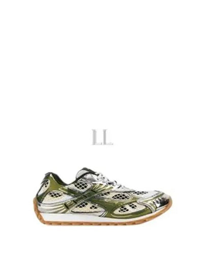 Orbit Mesh Low Top Sneakers Mud White - BOTTEGA VENETA - BALAAN 2