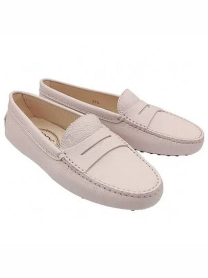 Women's Gommino Leather Driving Shoes Pink - TOD'S - BALAAN 2