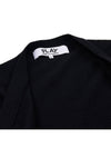 Men's Heart Waffen Wool Cardigan AZN008 BLACK - COMME DES GARCONS - BALAAN 10