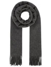 Grande Unita Cashmere Scarf Grey Melange - LORO PIANA - BALAAN 1