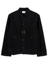 Boxy Denim Jacket Black - LEMAIRE - BALAAN 2