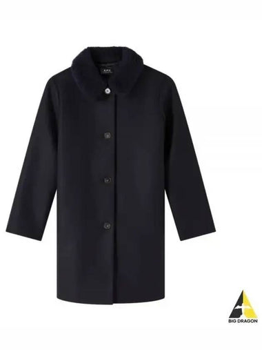 New Doll Single Coat Navy - A.P.C. - BALAAN 1